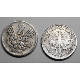 POLAND 2 Zlote 1959