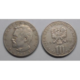 POLAND 10 Zlotych 1976 B. Prus