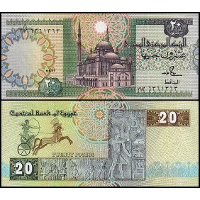 EGYPT 20 Pounds 1992