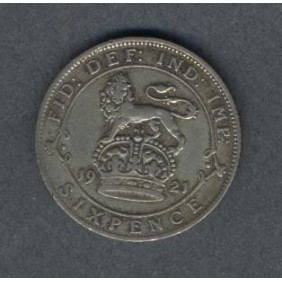 GREAT BRITAIN 6 Pence 1921...