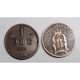 SWEDEN 1 Ore 1878