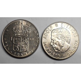 SWEDEN 1 Krona 1970