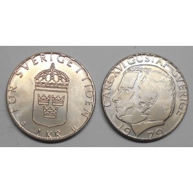 SWEDEN 1 Krona 1979