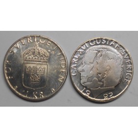 SWEDEN 1 Krona 1992