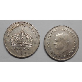 SWEDEN 1 Krona 2005H