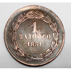 PIO IX 1 Baiocco 1851 B...