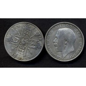 GREAT BRITAIN Florin 1922...