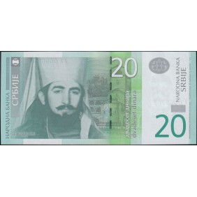 SERBIA 20 Dinara 2013 Low...