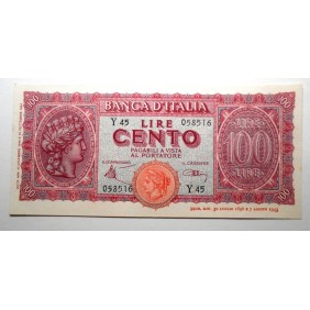 ITALIA 100 Lire 1944...