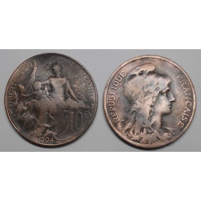 FRANCE 10 Centimes 1904