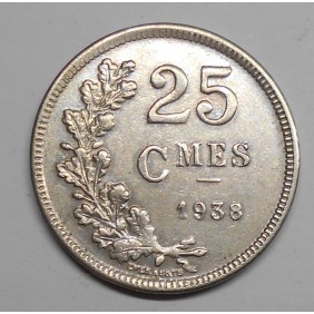 LUXEMBOURG 25 Centimes 1938