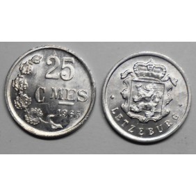 LUXEMBOURG 25 Centimes 1965