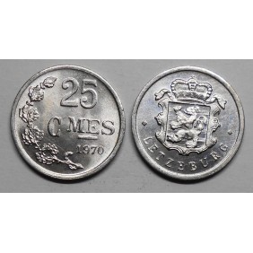 LUXEMBOURG 25 Centimes 1970