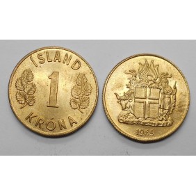 ICELAND 1 Krona 1969