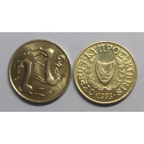 CYPRUS 2 Cents 1993