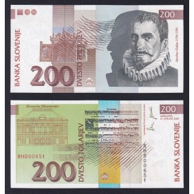 SLOVENIA 200 Tolarjev 2001