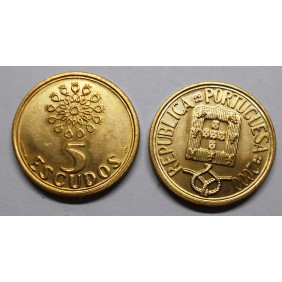 PORTUGAL 5 Escudos 2000