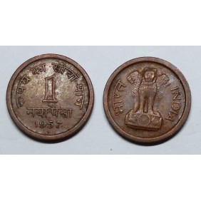 INDIA 1 Paisa 1957 B
