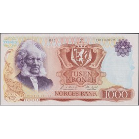 NORWAY 1000 Kroner 1986