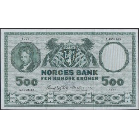 NORWAY 500 Kroner 1973