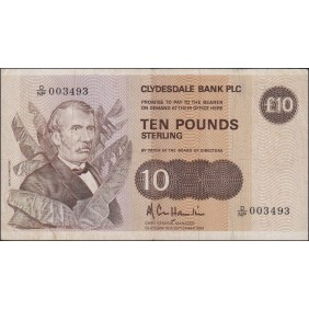 SCOTLAND 10 Pounds 1986