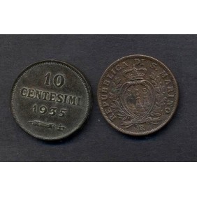 SAN MARINO 10 Centesimi 1935
