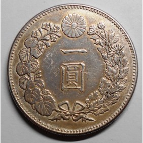 JAPAN 1 Yen Yr.21 (1888) AG