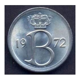 BELGIUM 25 Centimes 1972...