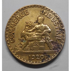 FRANCE 2 Francs 1920 br.