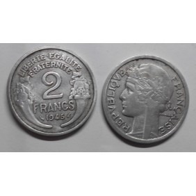 FRANCE 2 Francs 1945