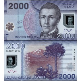 CHILE 2000 Pesos 2021 Polymer