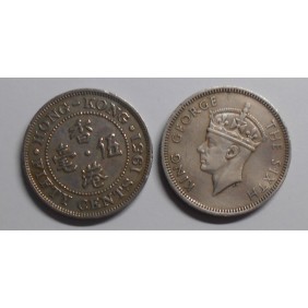 HONG KONG 50 Cents 1951