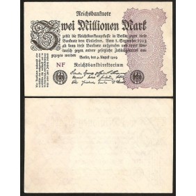 GERMANY 2 Millionen Mark 1923