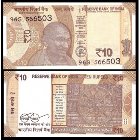 INDIA 10 Rupees 2024 Plate...