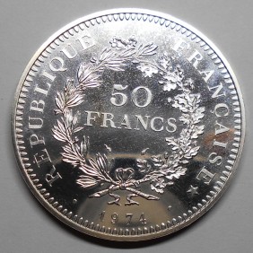 FRANCE 50 Francs 1974 AG