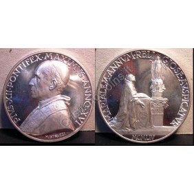 MEDAGLIA PIO XII ANNO XVI...
