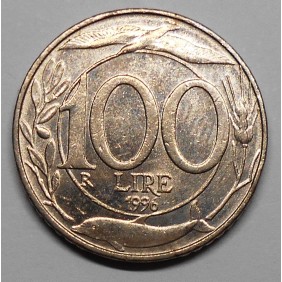 100 Lire 1996 Rovescio...