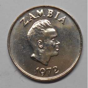 ZAMBIA 5 Ngwee 1972