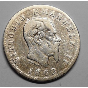 1 LIRA 1862 N Stemma