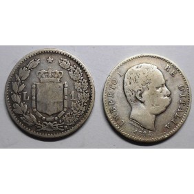 1 Lira 1884 AG