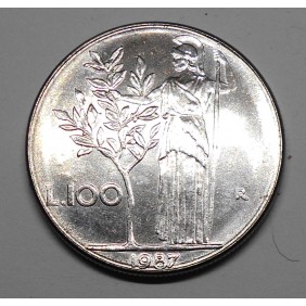 100 LIRE 1987 Cifra 7 ad...
