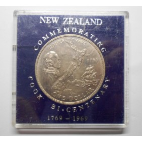 NEW ZEALAND 1 Dollar 1969...