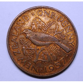 NEW ZEALAND 1 Penny 1957