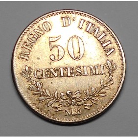 50 Centesimi 1863 N Valore