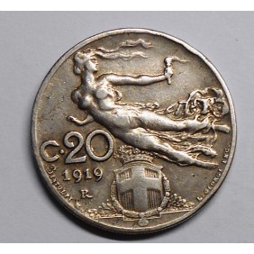 20 Centesimi 1919 donna...