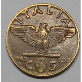 5 Centesimi IMPERO 1943