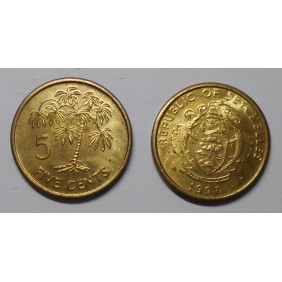 SEYCHELLES 5 Cents 1997