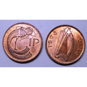 IRELAND 1 Penny 1976