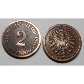 GERMANY EMPIRE 2 Pfennig...