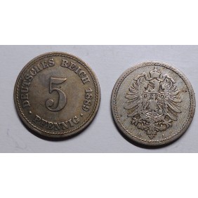 GERMANY EMPIRE 5 Pfennig...